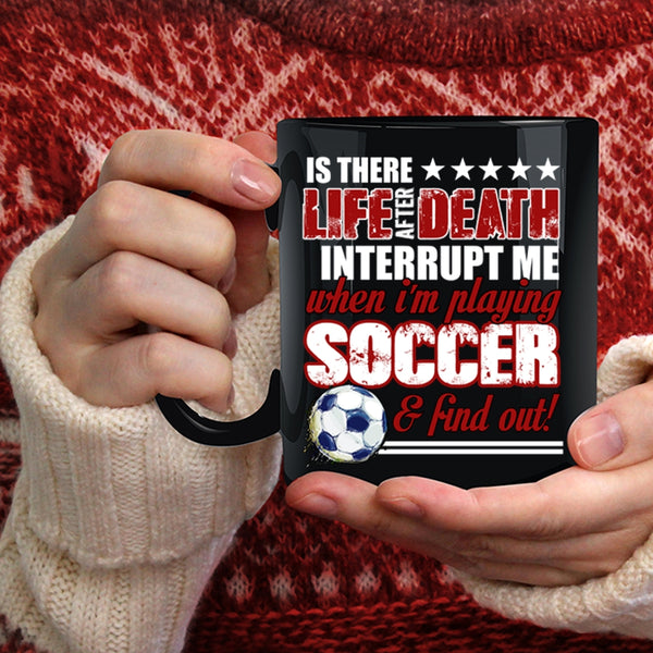 I'm Playing Soccer Coffee Mug, Cute Gift For Soccer Player Coffee Cup