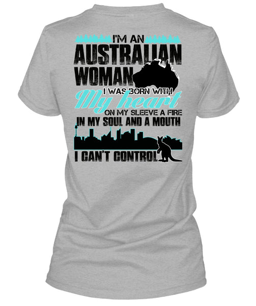I'm An Australian Woman T Shirt, I Love Australian T Shirt