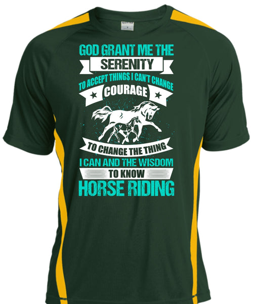 Know Horse Riding T Shirt, God Grant Me The Serenity T Shirt, Cool Shirt