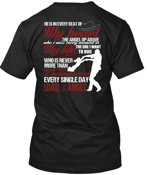 A black t-shirt with the shopify logo