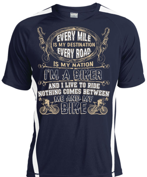 Me And My Bike T Shirt, I'm A Biker T Shirt, Cool Shirt