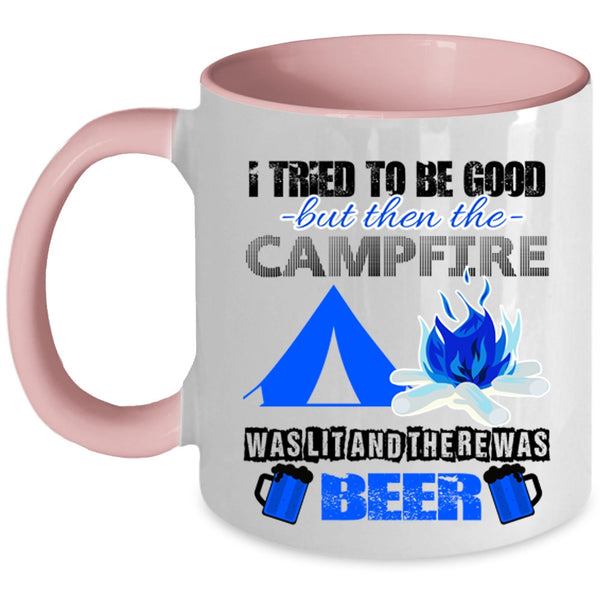 There Was Beer Coffee Mug, Campfire Was Lit Accent Mug