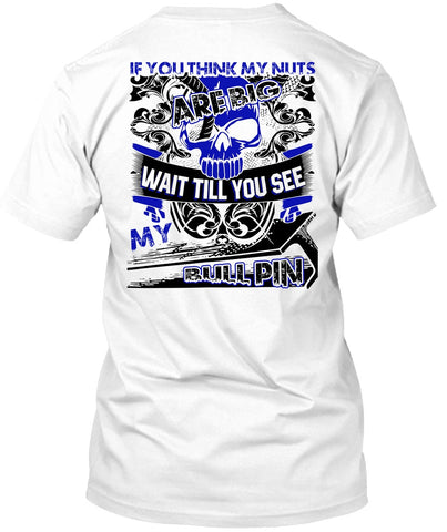 A black t-shirt with the shopify logo