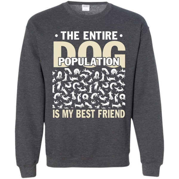 Dog Is My Best Friend T Shirt, Coolest Dog Lover Sweatshirt