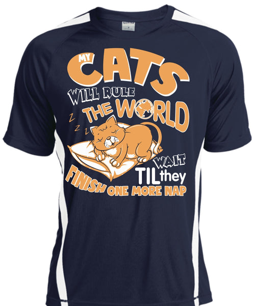 Cat's Will Rule The World T Shirt, They Finish One More Nap T Shirt, Cool Shirt