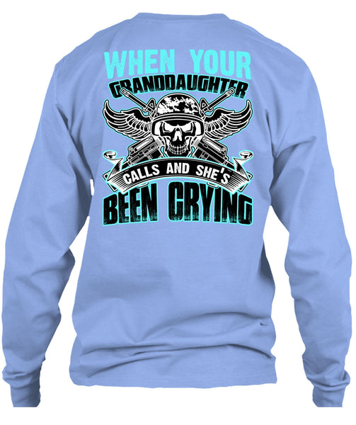 When Your Granddaughter Calls T Shirt, I Love Grandkid T Shirt