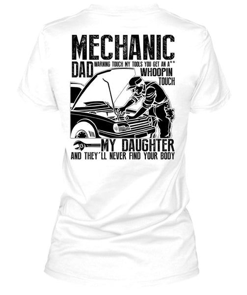 Mechanic Dad T Shirt, I Love Mechanic T Shirt