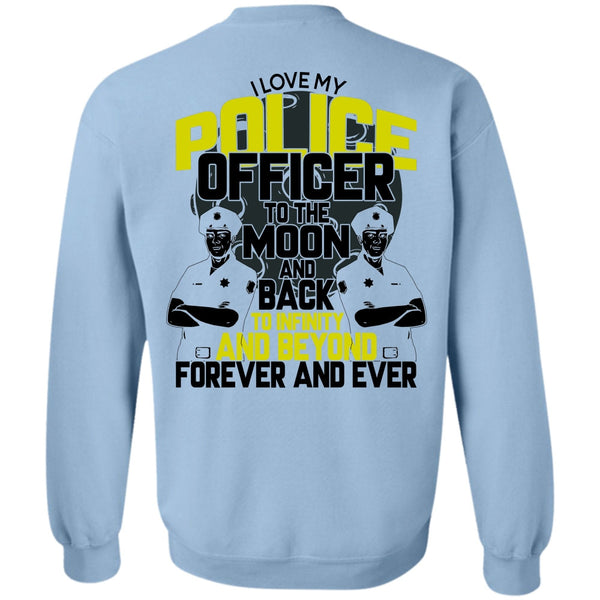 I Love Police T Shirt, I Love My Police Officer Sweatshirt