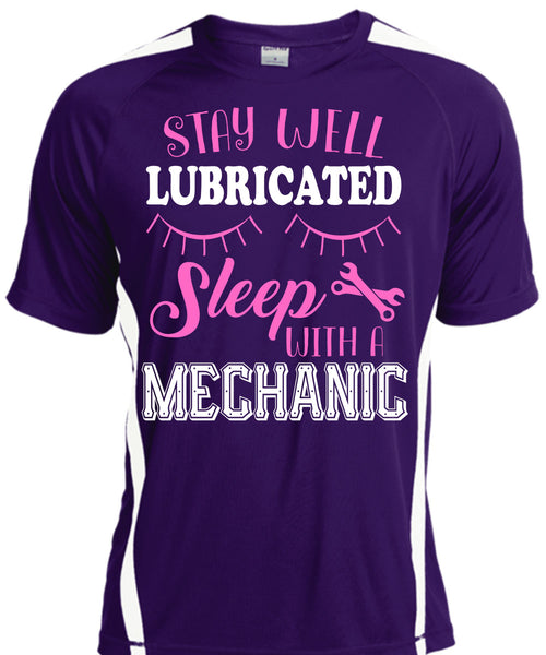 Stay Well Lubricated Sleep With A Mechanic T Shirt, Calls Me A Mechanic T Shirt, Cool Shirt