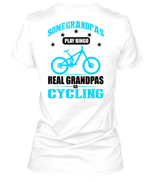 Real Grandpas Go Cycling T Shirt, I Love Biking T Shirt