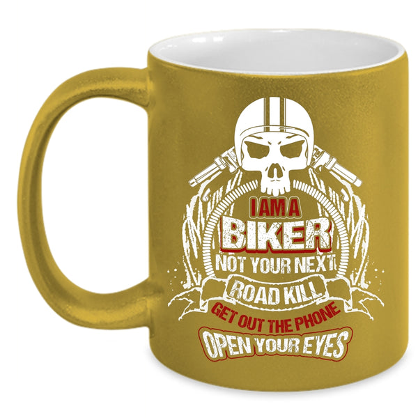 I Am A Biker Coffee Mug, Awesome Gift For Biker Coffee Cup