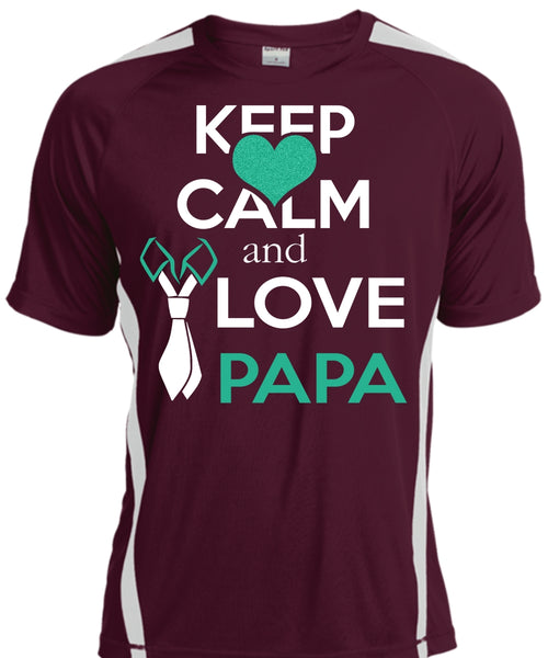 Keep Calm And Love Papa T Shirt, Father's Day T Shirt