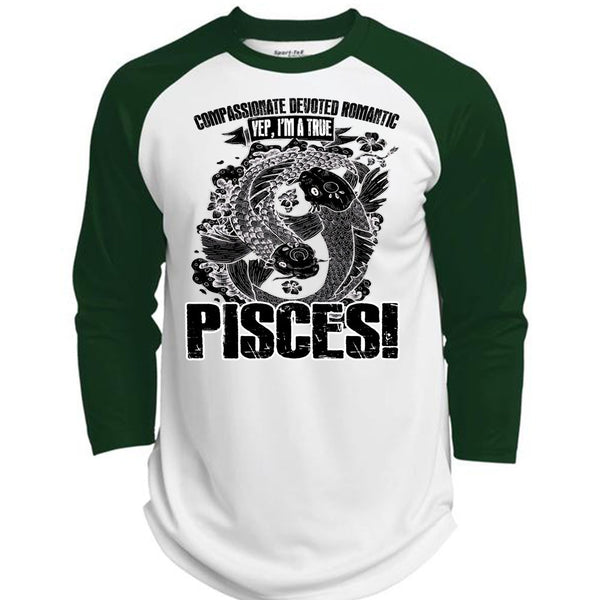 I'm A True Pisces T Shirt, I Love Pisces T Shirt, Awesome T-Shirts  (Polyester Game Baseball Jersey)