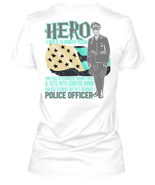Police Officer T Shirt, I Love Police T Shirt