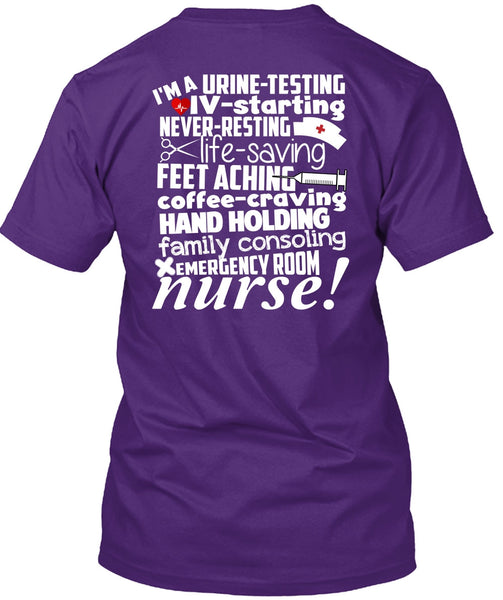Emergency Room Nurse T Shirt, I Love Nursing T Shirt