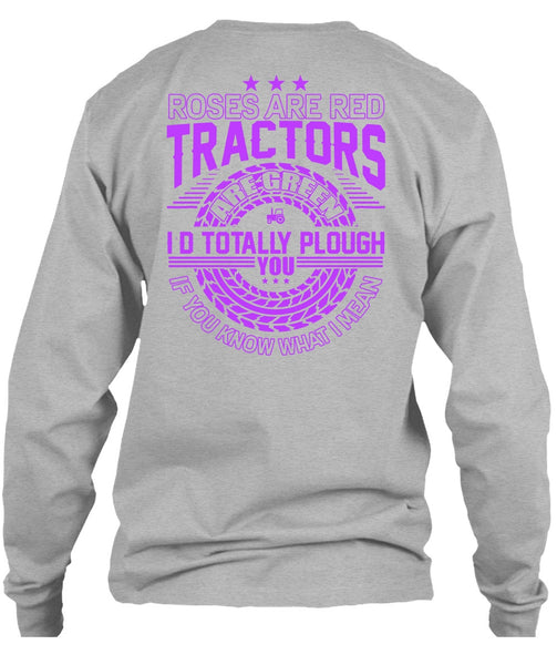 Roses Are Red Tractors T Shirt, I Love Tractor T Shirt