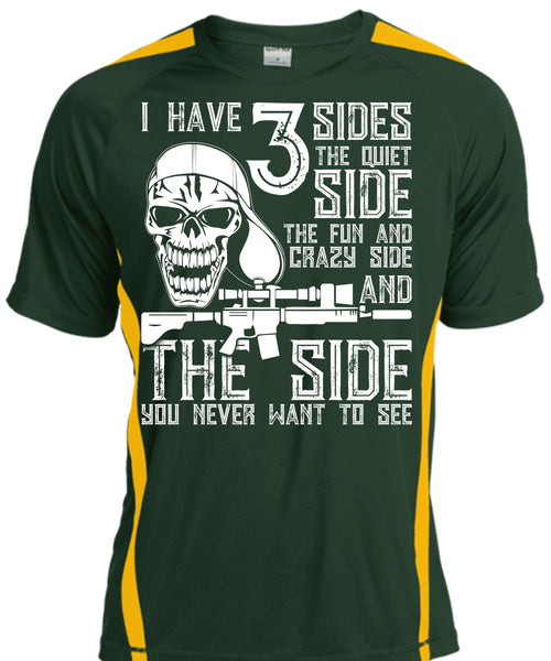 I Have 3 Sides The Quiet T Shirt, Being A Gunner T Shirt, Cool Shirt