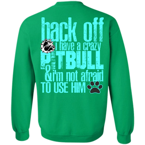 I Love Pit Bull T Shirt, I Have A Crazy Pit Bull Sweatshirt