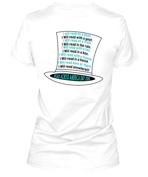 The Cat in the Hat T Shirt, I Will Read With A Goat T Shirt, Read Across America Day 2018 T Shirt