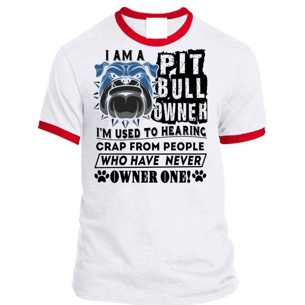 I Am A Pit Bull Owner T Shirt, I Love Dogs T Shirt, Awesome T-Shirts