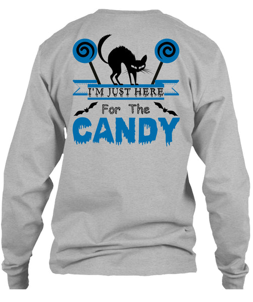 I'm Just Here For The Candy T Shirt, Wait For Halloween T Shirt