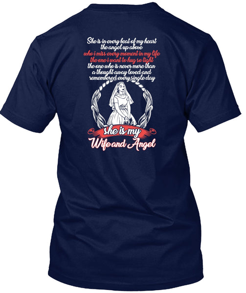 She Is My Wife And Angel T Shirt, Beat Of My Heart T Shirt