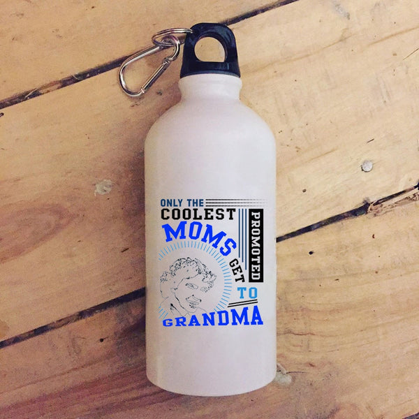 The Coolest Moms 20 oz Stainless Steel Bottle,Get Promoted To Grandma Outdoor Sports Water Bottle
