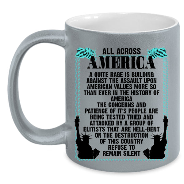 Cool Gift For My Friends Coffee Mug, All Acrross America Accent Mug