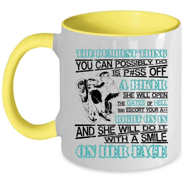 Marry A Lineman Coffee Mug, The Secret Of Happiness Accent Mug
