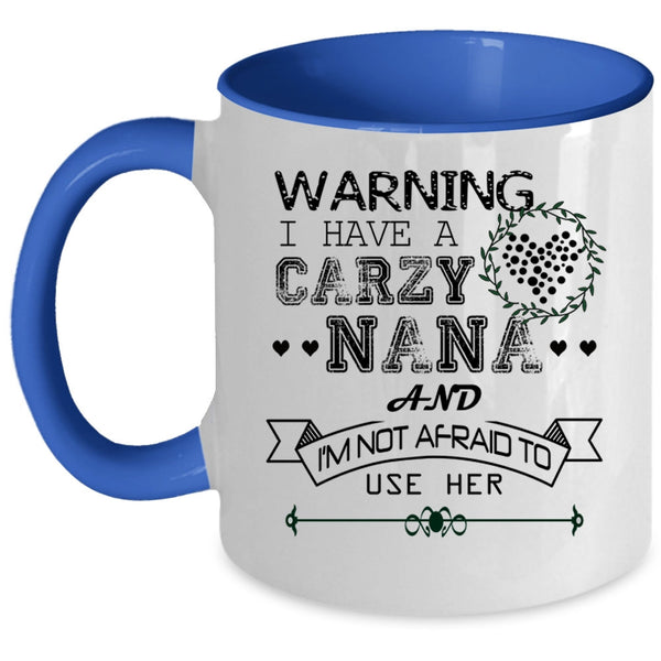 Need A Vacation Just Call Nana Coffee Mug, Parent Problem Call Nana Accent Mug