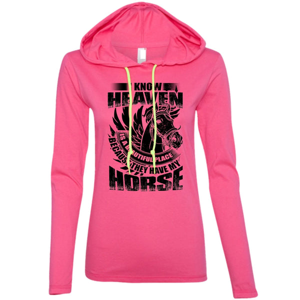 I Know Heaven T Shirt, I Love Equestrian T Shirt, Awesome T-Shirts