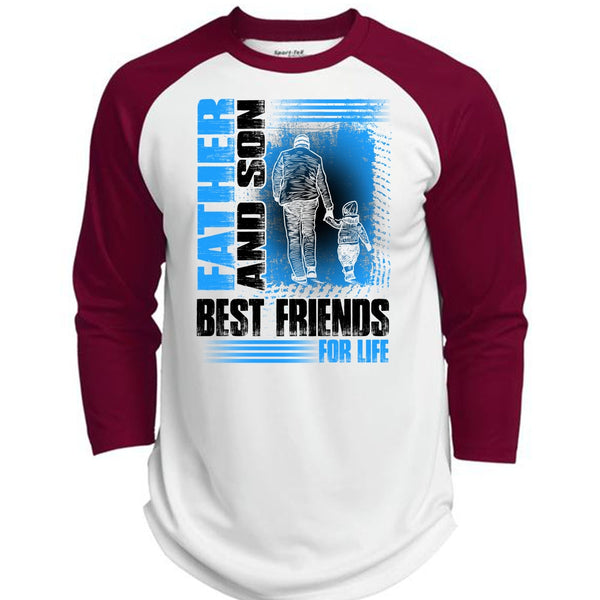 Father And Son Best Friends For Life T Shirt, I Love Son T Shirt, Awesome T-Shirts  (Polyester Game Baseball Jersey)
