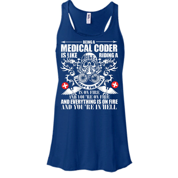 Being A Medical Coder T Shirt, Like Riding A Bike T Shirt, Cool T Shirt