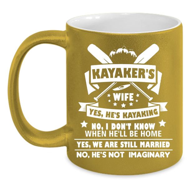 Kayaker's Wife Cup, Lovely Gift For Wedding Mug