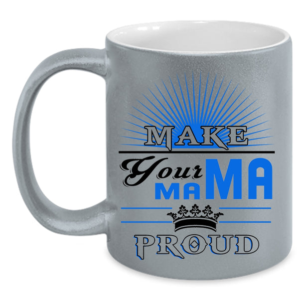 Awesome Mama Coffee Mug, Make Your Mama Proud Accent Mug