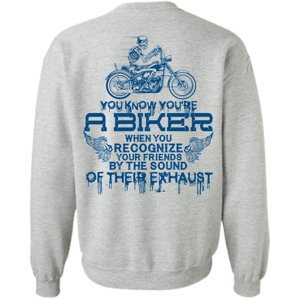 Being A Biker T Shirt, You Know You're A Biker Sweatshirt