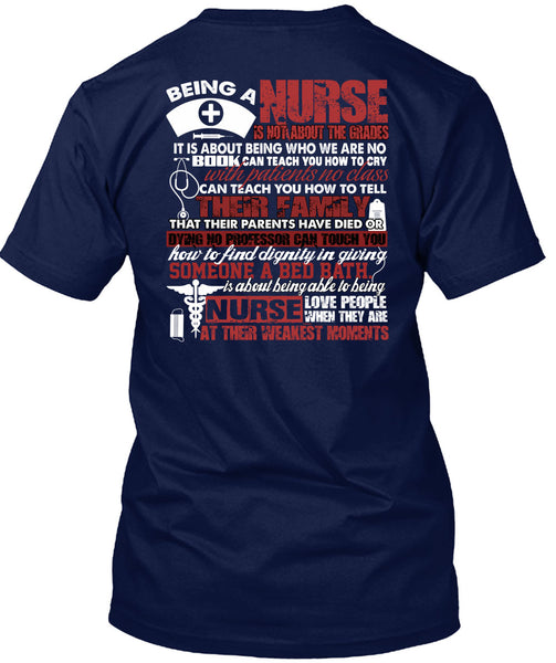 Being A Nurse T Shirt, Nurse Love People T Shirt