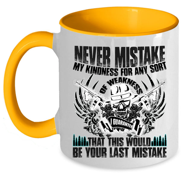 Funny Gift For My Friends Coffee Mug, Awesome Gunner Accent Mug