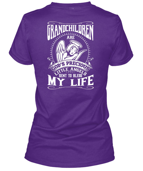 Grandchildren Are God's Precious Little Angels T Shirt, Being A Grandkid T Shirt