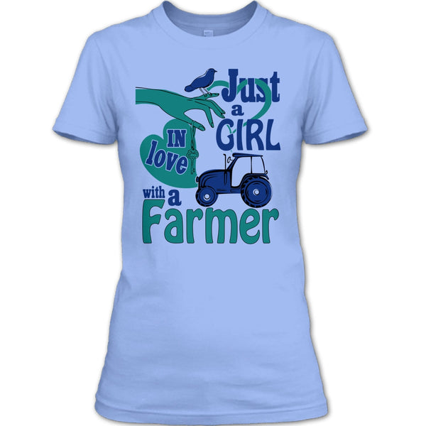 Just A Girl T Shirt, Coolest Farmer T Shirt