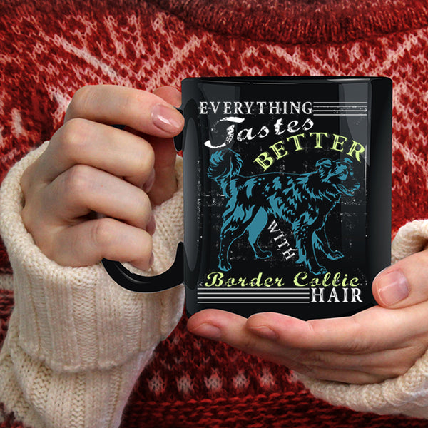 Border Collie Hair Coffee Mug, Gift For Border Collie Owner Coffee Cup