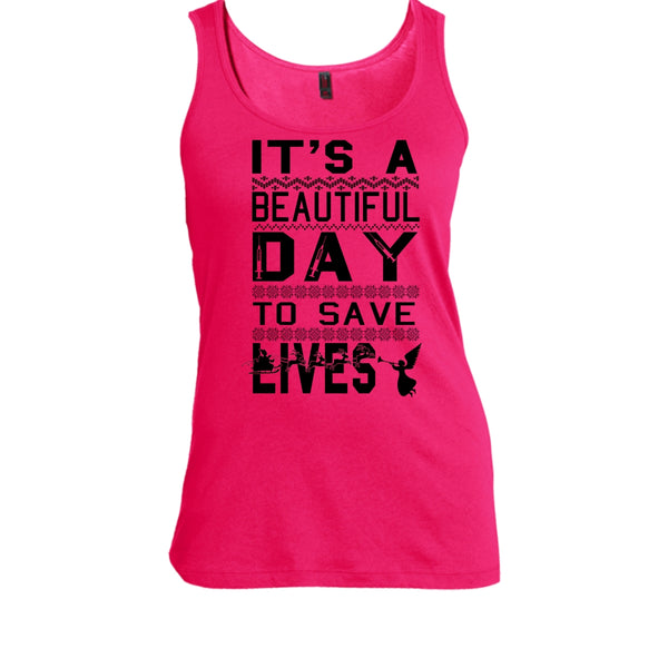 It's A Beautiful Day To Save A Lives T Shirt, Merry Christmas Gift T Shirt, Awesome t-shirts