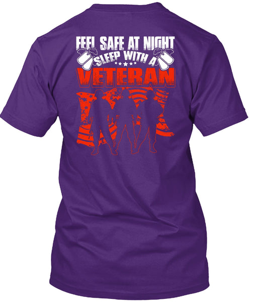 Sleep With A Veteran T Shirt, Being A Veteran T Shirt