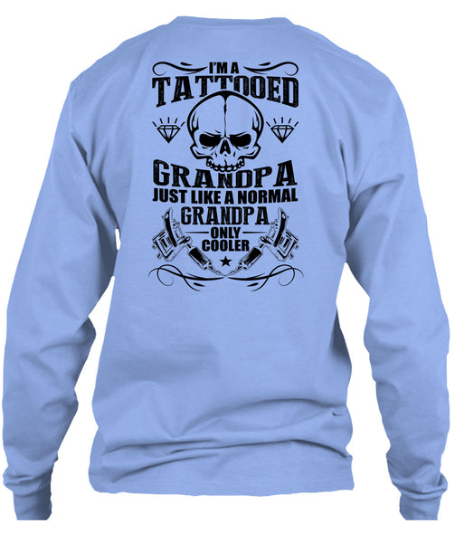 I'm A Tattooed Grandpa T Shirt, I Love Tattoo T Shirt
