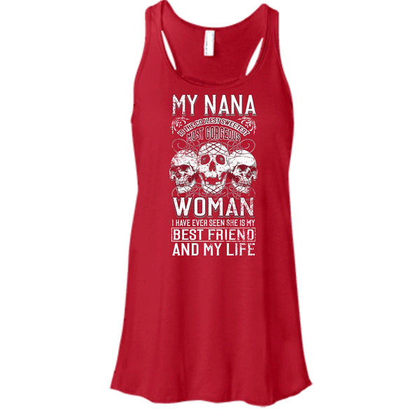 My Nana Is The Coolest Woman T Shirt, Awesome Nanny T Shirt, Cool T Shirt