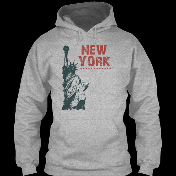 A black t-shirt with the shopify logo