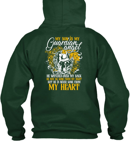 My Son Is My Guardian Angel T Shirt, My Heart T Shirt