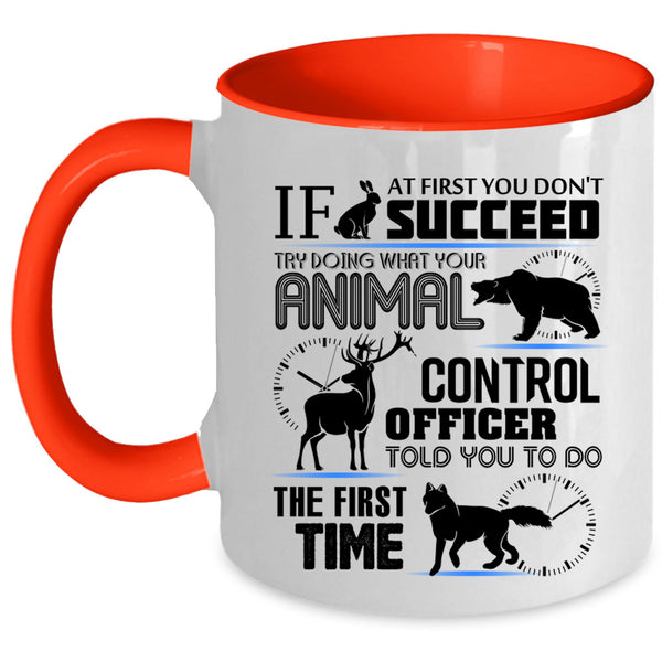 Cool Job Title Coffee Mug, Animal Control Officer Accent Mug