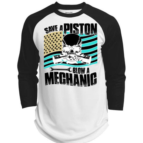 A black t-shirt with the shopify logo