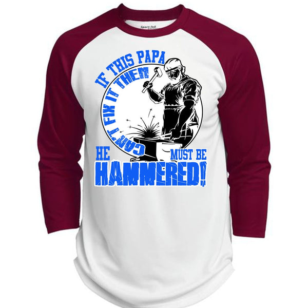 If This Papa Can't Fix It T Shirt, I Love Papa T Shirt, Awesome T-Shirts  (Polyester Game Baseball Jersey)